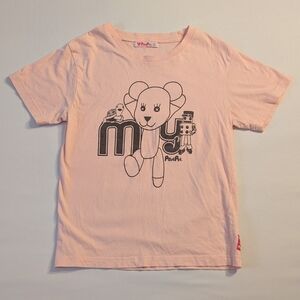 RARE Vintage PostPet "Momo" Pink Graphic Tee - Official Sony So-net (Y2K Era)